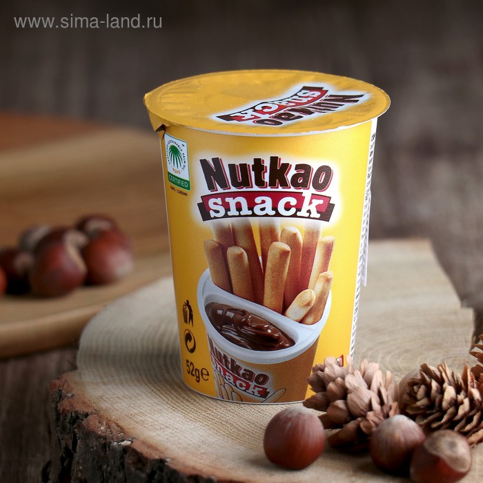 Шоколадная паста Nutkao Snaсk, 52 гр - Фото 1