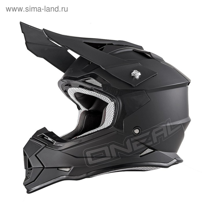 Шлем кроссовый 2Series FLAT черный, L - Фото 1