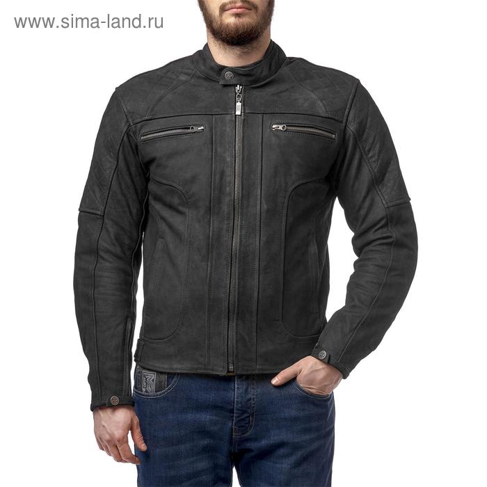Куртка кожаная Armada, размер 2XL, чёрная - Фото 1