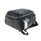 Рюкзак каркасный LeonВergo Midi №2 38*30*17, чёрный/жёлтый - Фото 7