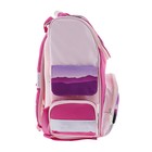 Ранец Стандарт LeonВergo Mini №3 36*26*17, для девочки, Purple Twilight, розовый - Фото 3