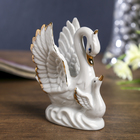 Сувенир керамика "Белая лебедь с малышом" 10,5х9х4,5 см - Фото 5