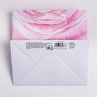 Пакет подарочный ламинированный квадратный, упаковка, «Цветочная нежность», 14 х 14 х 9 см - Фото 4