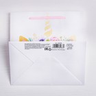 Пакет подарочный ламинированный квадратный, упаковка, «Кошка‒единорожка», 22 х 22 х 11 см - Фото 4