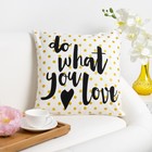 Наволочка декоративная Этель "Love" 40 х 40 см, 100% п/э - Фото 1