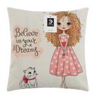 Наволочка декоративная Этель Девичьи истории»Мечты» 40×40 см, велюр - Фото 5