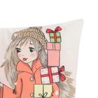 Наволочка декоративная Этель Девичьи истории»Shopping» 40×40 см, велюр - Фото 2