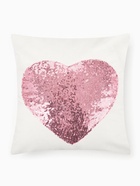 Наволочка декоративная Этель «Сердце» цвет розовый,40×40 см, велюр - Фото 1