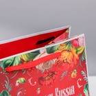 Пакет ламинированный квадратный From Russia with love, 30 × 30 × 12см - Фото 3