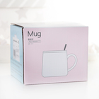 Кружка 350 мл «Напитки», с керамической крышкой и ложкой, цвета и надпись МИКС - Фото 8