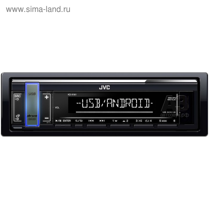 Автомагнитола JVC KD-X161 - Фото 1