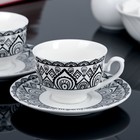 Набор фарфоровый кофейный Доляна «Амира», 4 предмета: 2 чашки 80 мл, 2 блюдца - Фото 3