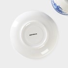 Чайная пара Доляна «Аззурро», 2 предмета: чашка 240 мл, блюдце d=15.2 см, фарфор, белая - Фото 5