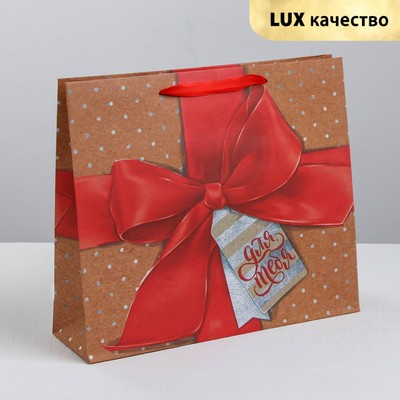 Пакет крафтовый горизонтальный «Кому‒то особенному», M 30 × 26 × 11.5 см