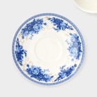 Сервиз чайный Доляна «Аззурро», 12 предметов: 6 чашек 240 мл, 6 блюдец d=15.2 см, фарфор, белый - Фото 7