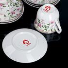 Сервиз фарфоровый чайный Доляна «Бланко», 12 предметов: 6 чашек 220 мл, 6 блюдец d=14 см - Фото 8