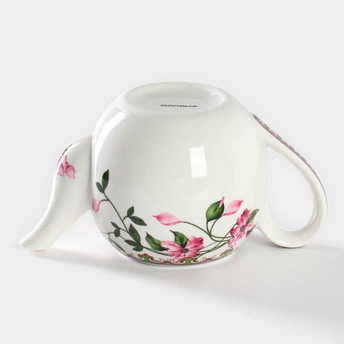 Чайник фарфоровый заварочный Доляна «Бланко», 800 мл, цвет белый - фото 1906976016