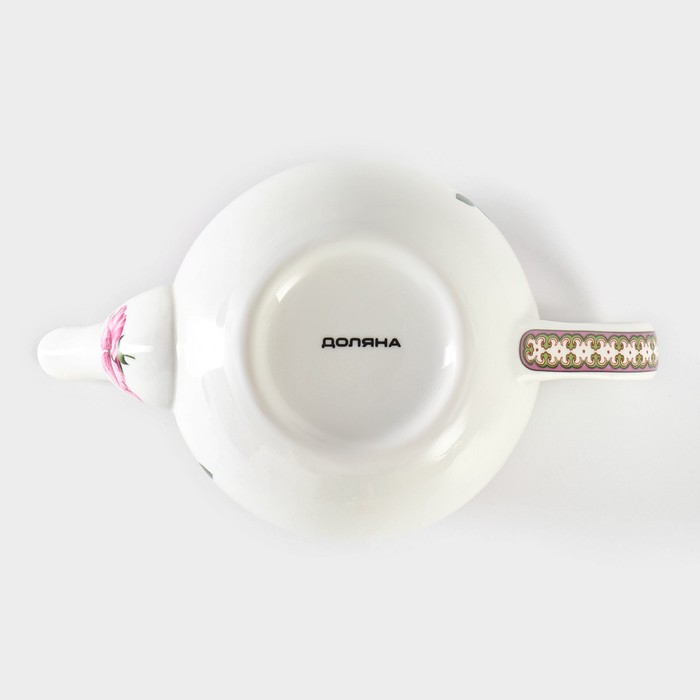 Чайник фарфоровый заварочный Доляна «Бланко», 800 мл, цвет белый - фото 1906976017