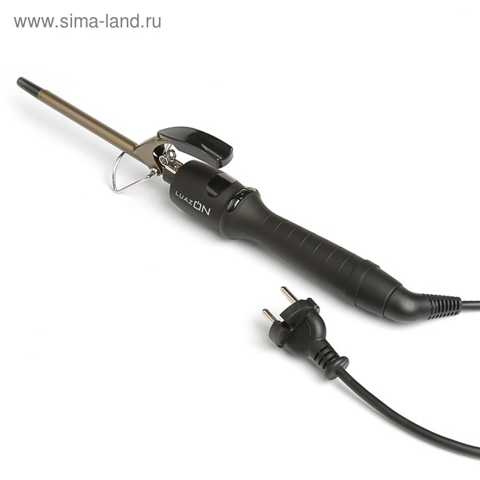 УЦЕНКА Плойка для афрокудрей Luazon LW-39, d=9 мм, температура 80-230°С, чёрная - Фото 1