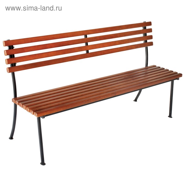 Скамейка садовая «Классика», 160×60×88 см, металл, дерево - Фото 1