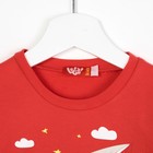 Пижама для мальчика, рост 128 см (64), цвет красный/светло-серый меланж - Фото 3