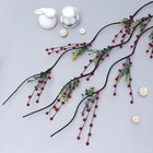 Декор тинги "Ягодки листья" 150 см микс - Фото 1