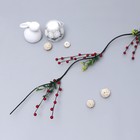 Декор тинги "Ягодки листья" 150 см микс - фото 24142591