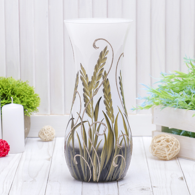 Ваза «Пшеничное поле», 25.5×10 см