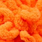 Пряжа "Puffy" 100 % микрополиэстер 9м/100г  (336 оранжевый) - Фото 3