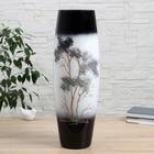 Ваза «Чёрно-белый город», d=13 см, 50×16 см, стекло - Фото 2