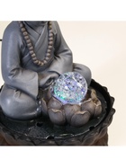 Фонтан настольный с подсветкой «Маленький будда - медитация», от сети, 30×20×20 см 3916145