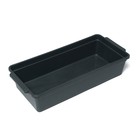 Ящик для рассады, 45 × 20 × 10 см, с ручками, 5 л, чёрный, «Урожай-6» - фото 8772705