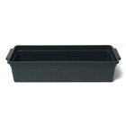 Ящик для рассады, 45 × 20 × 10 см, с ручками, 5 л, чёрный, «Урожай-6» - фото 9019535