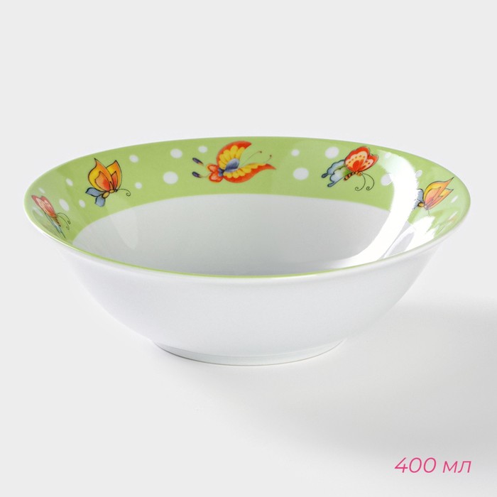 Набор детской посуды из керамики Доляна «Щенок», 3 предмета: кружка 230 мл, миска 400 мл, тарелка d=18 см - фото 1909907533