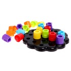 Развивающая игрушка «Пирамидка-мозаика», сортер, цвета, по методике Монтессори - фото 3828670