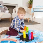 Развивающая игрушка «Пирамидка-мозаика», сортер, цвета, по методике Монтессори - фото 8439950