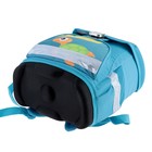 Ранец на замке LeonВergo Mini Cap №5 39*27*17, для девочки, Sealife 2, голубой - Фото 7