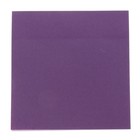 Блок с липким краем LeonВergo, 76 x 76 мм, 100 листов, 75 г/м2, пастельный, фиолетовый - Фото 1