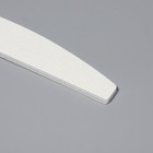 Пилка - наждак, абразивность 100/180, 18 см, цвет белый - Фото 2