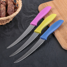 Нож кухонный для цитрусовых Доляна «Ария», зубчатое лезвие 12 см, цвет МИКС - Фото 5