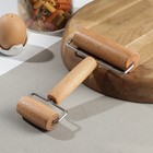Валик для раскатки теста Доляна «Профи», 17×11×3 см - Фото 2