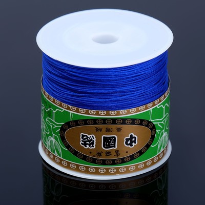 Шнур «Шамбала» длина 100 м, d=1 мм, ярко-синий