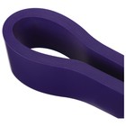 Фитнес-резинка ONLYTOP, 30х2,2х0,5 см, нагрузка 55 кг, цвет фиолетовый - Фото 11