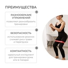 Набор фитнес-резинок ONLYTOP: нагрузка 15, 25, 35 кг, 3 шт., 30×5 см - Фото 2