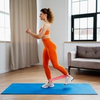 Фитнес-резинка ONLYTOP, 30.5×7.6×0.05 см, нагрузка 4 кг, цвет фуксия - Фото 5