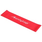 Фитнес-резинка ONLYTOP, 30.5×7.6×0.05 см, нагрузка 4 кг, цвет фуксия - Фото 7