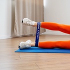 Фитнес-резинка ONLYTOP, 30.5×7.6×0.09 см, нагрузка 8 кг, цвет синий - Фото 6