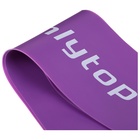 Фитнес-резинка ONLYTOP, 30,5х7,6х0,07 см, нагрузка 6 кг, цвет фиолетовый - Фото 6