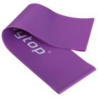 Фитнес-резинка ONLYTOP, 30,5х7,6х0,07 см, нагрузка 6 кг, цвет фиолетовый - Фото 7