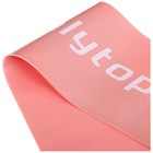 Фитнес-резинка ONLYTOP, 30,5х7,6х0,035 см, нагрузка 3 кг, цвет розовый - фото 3828803